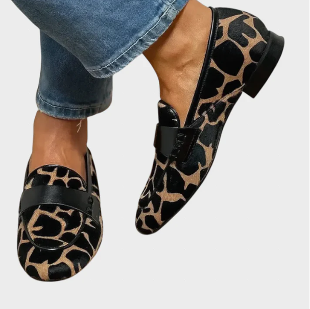 Léonie™ | Mocasines de Leopardo