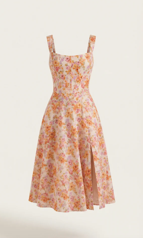 Vestido Midi Refinado