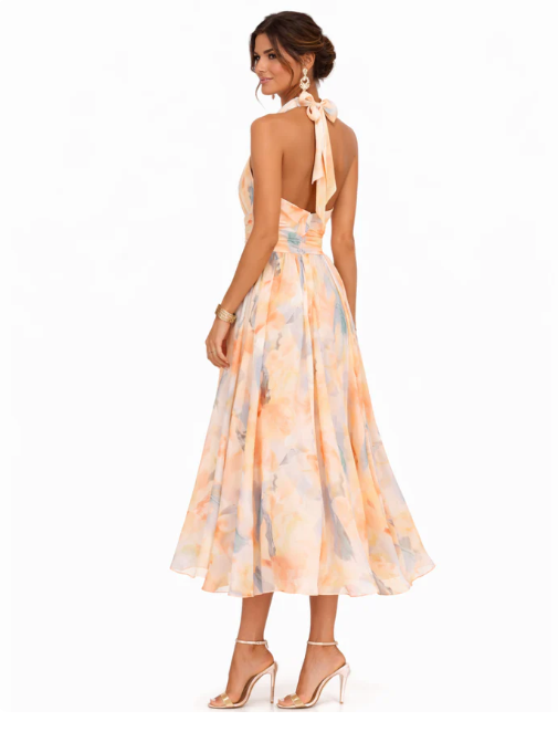 Catalina™ | Vestido Halter Elegante
