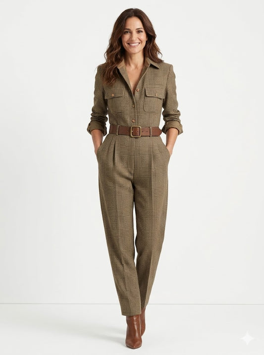 Ana™ | Mono Elegante de Cuadros