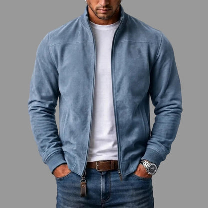 Chaqueta bomber de ante