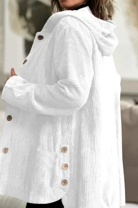 CHAQUETA DE PANA CON CAPUCHA