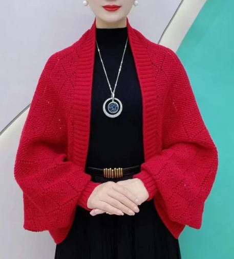 CHALECO TIPO CHAL DE PUNTO