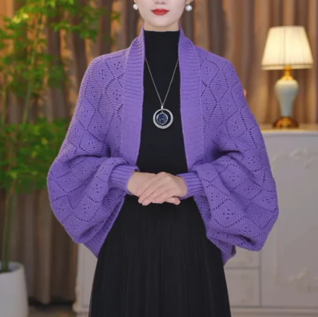 CHALECO TIPO CHAL DE PUNTO