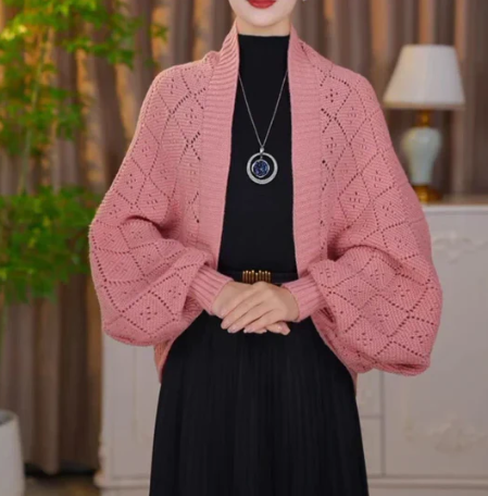 CHALECO TIPO CHAL DE PUNTO