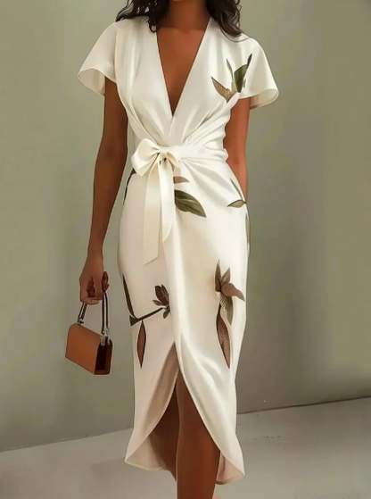 Elin™ | Vestido Elegante con Estampado Floral
