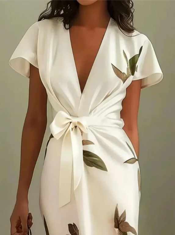 Elin™ | Vestido Elegante con Estampado Floral