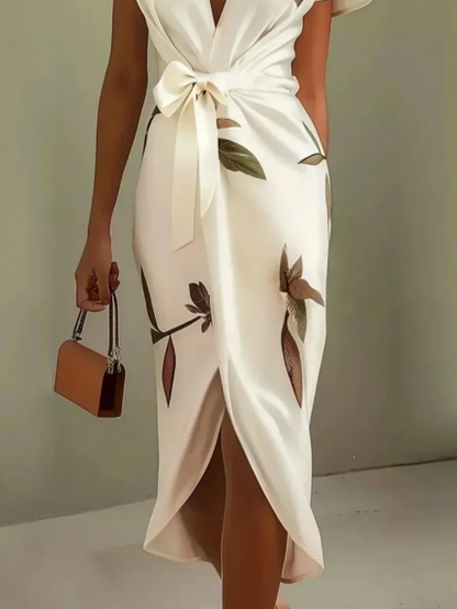 Elin™ | Vestido Elegante con Estampado Floral