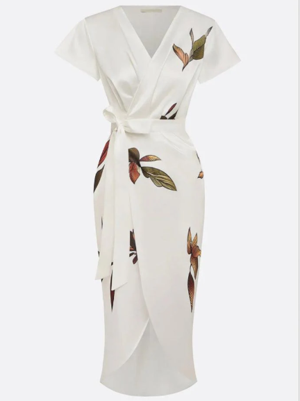 Elin™ | Vestido Elegante con Estampado Floral
