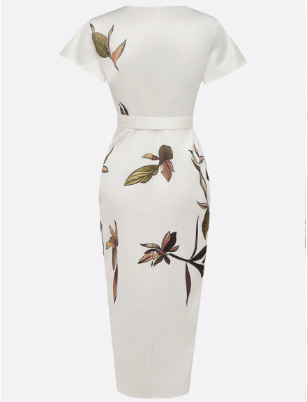 Elin™ | Vestido Elegante con Estampado Floral