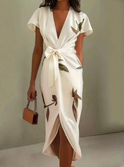 Elin™ | Vestido Elegante con Estampado Floral