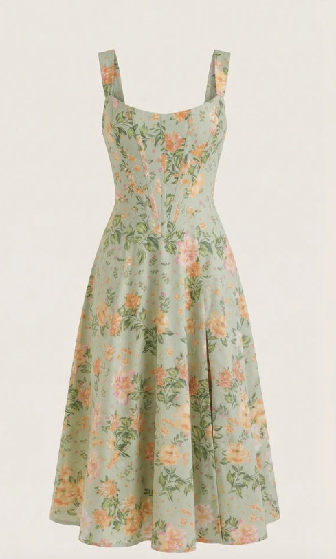 Vestido Midi Refinado