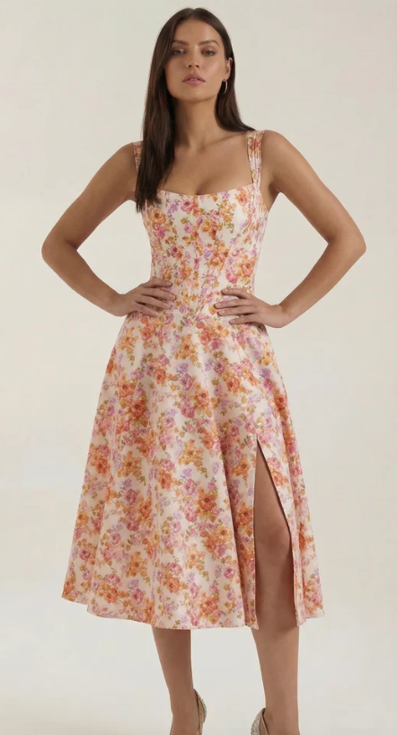 Vestido Midi Refinado