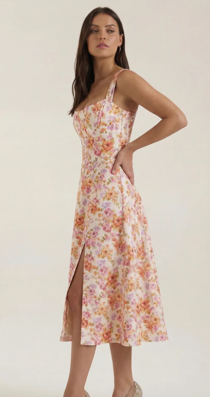 Vestido Midi Refinado