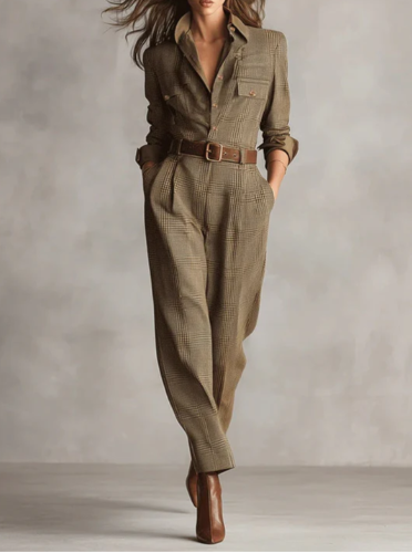 Ana™ | Mono Elegante de Cuadros