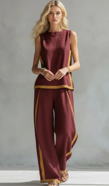 Leila™ | Conjunto Elegante de Dos Piezas