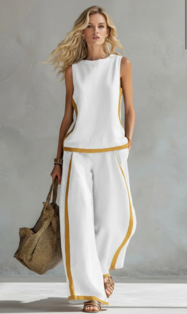 Leila™ | Conjunto Elegante de Dos Piezas