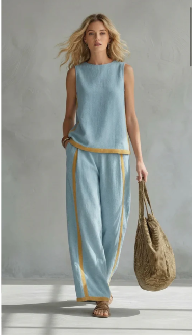 Leila™ | Conjunto Elegante de Dos Piezas
