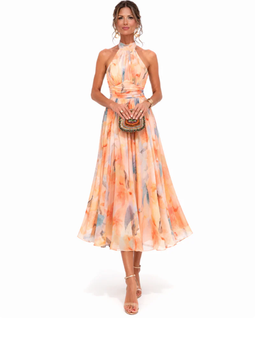 Catalina™ | Vestido Halter Elegante