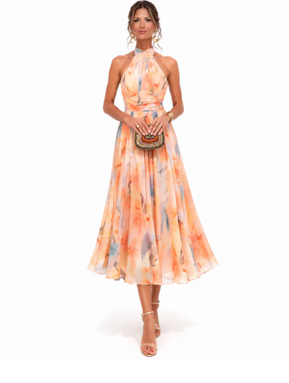 Catalina™ | Vestido Halter Elegante