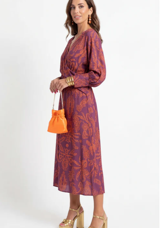 Isadora™ | Vestido Midi con Estampado de Encanto Atemporal