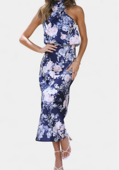 Lisa™ | Vestido Halter Floral