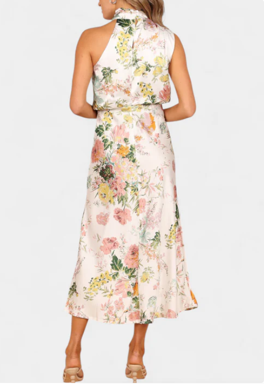 Lisa™ | Vestido Halter Floral