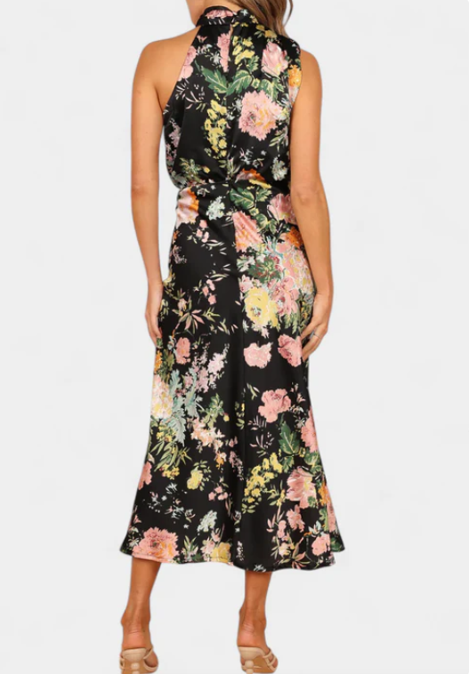 Lisa™ | Vestido Halter Floral
