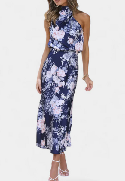 Lisa™ | Vestido Halter Floral