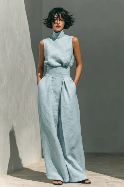 MARÍA™ | CONJUNTO DE LINO MINIMALISTA