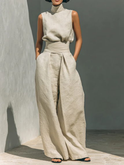 MARÍA™ | CONJUNTO DE LINO MINIMALISTA