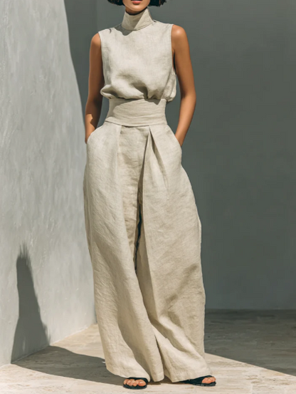 MARÍA™ | CONJUNTO DE LINO MINIMALISTA