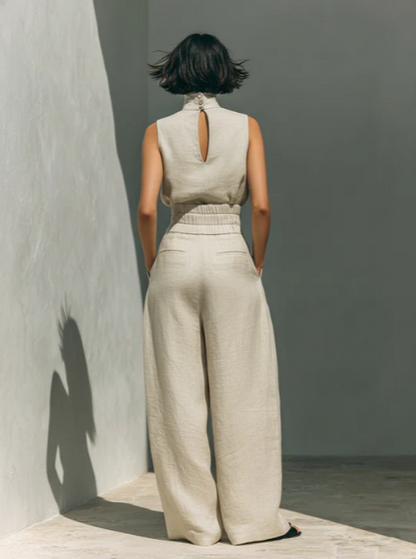 MARÍA™ | CONJUNTO DE LINO MINIMALISTA