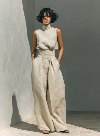 MARÍA™ | CONJUNTO DE LINO MINIMALISTA