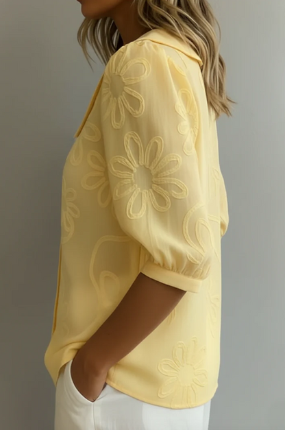 Elegante Blusa Floral
