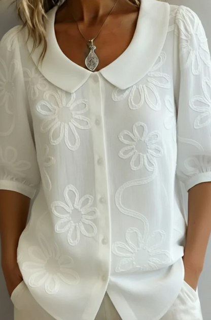 Elegante Blusa Floral