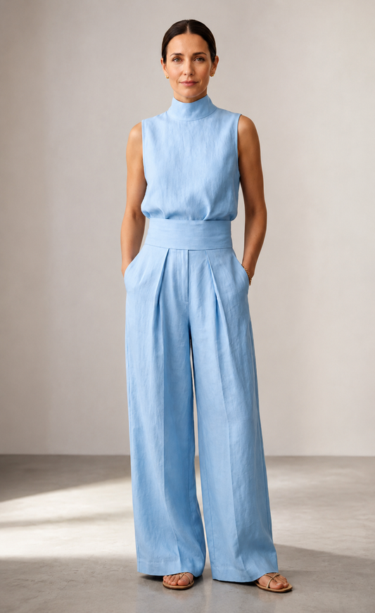 MARÍA™ | CONJUNTO DE LINO MINIMALISTA