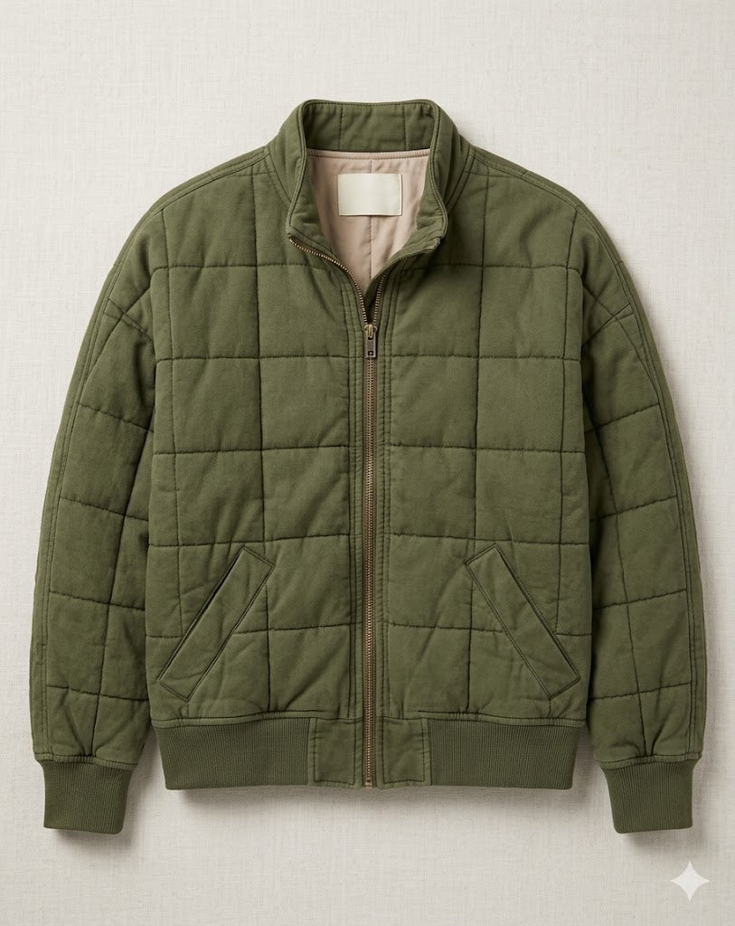CHAQUETA ACOLCHADA DE ESTILO OVERSIZE