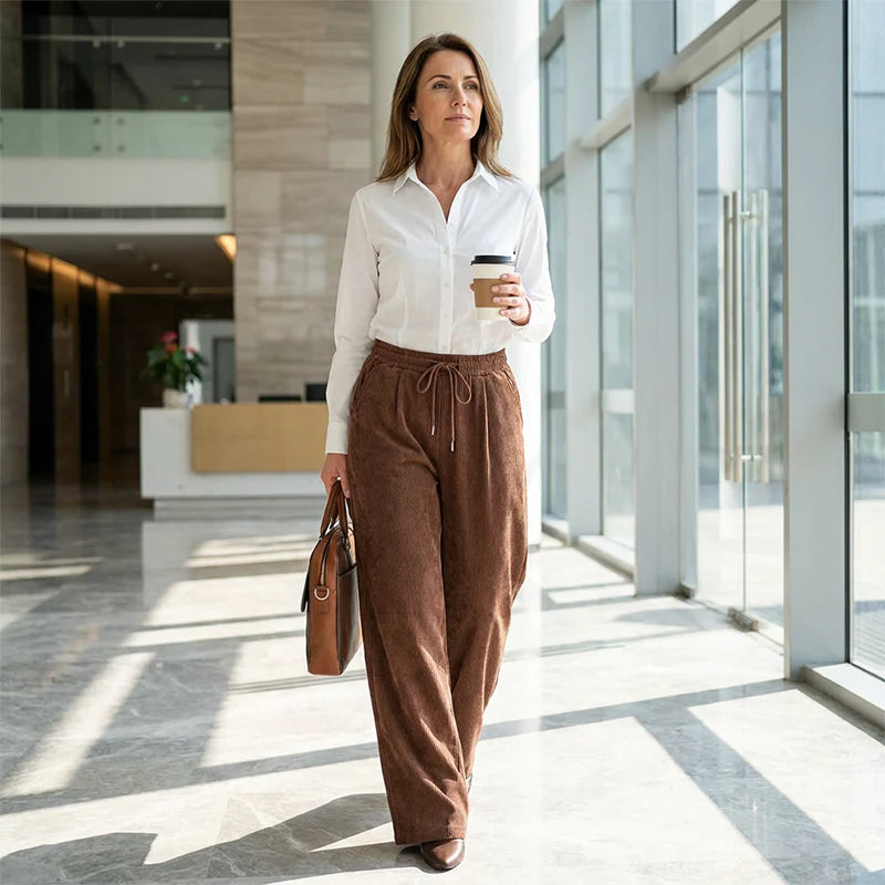 PANTALÓN  DE PANA PARA MUJER