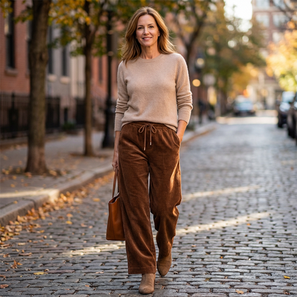 PANTALÓN  DE PANA PARA MUJER
