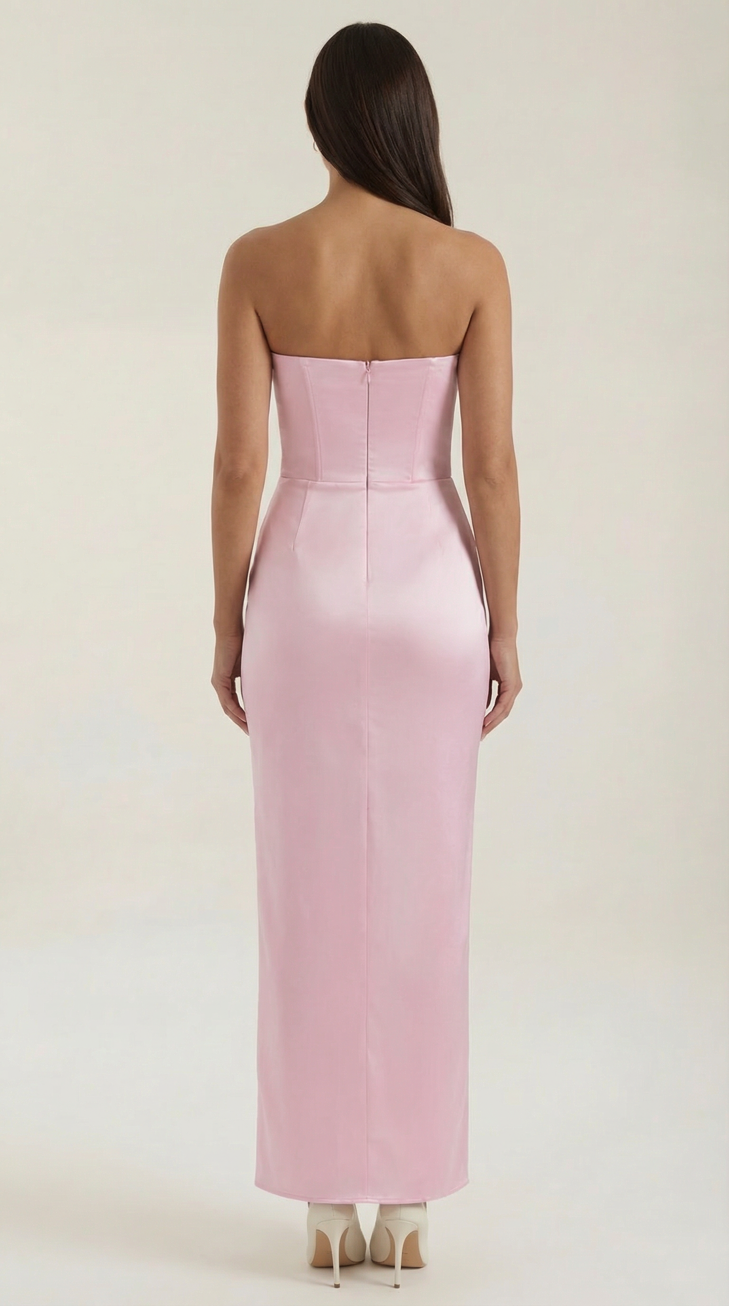 Vestido Largo de Corte Corset