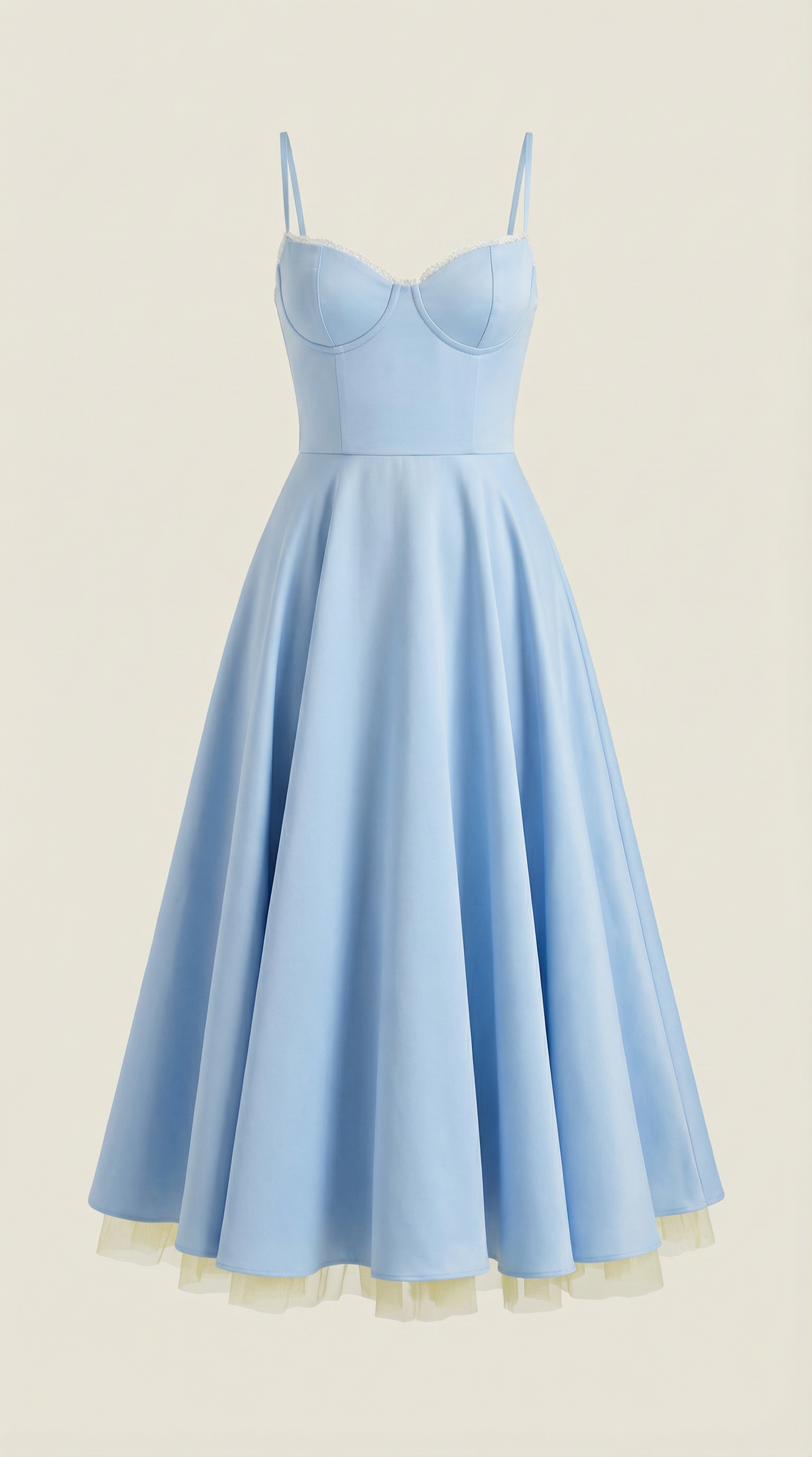 Vestido Midi Estructurado de Estilo Clásico