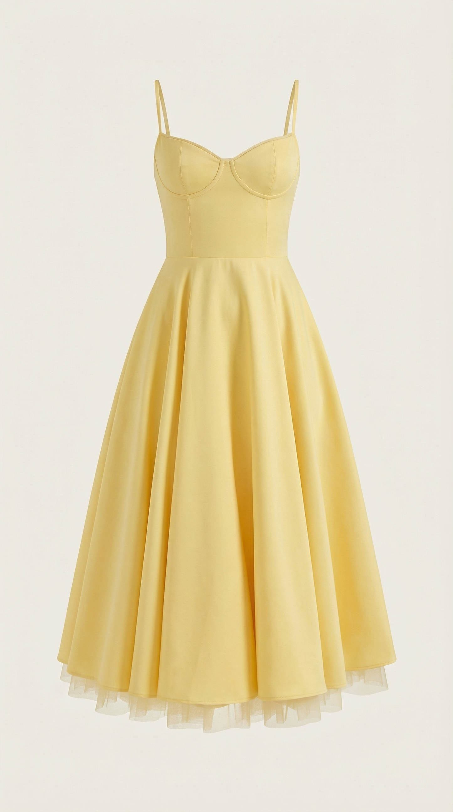 Vestido Midi Estructurado de Estilo Clásico