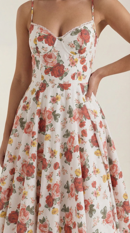 Vestido Midi Estructurado de Estilo Clásico