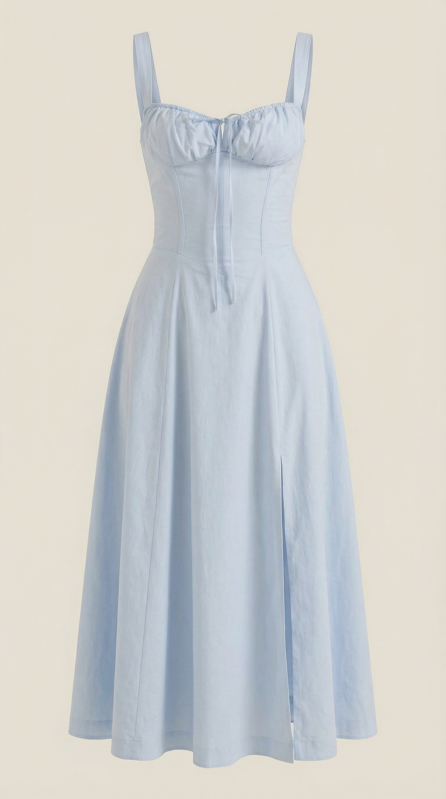 Vestido Midi de Corte Corset