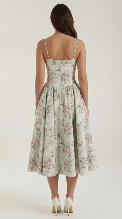 Vestido Midi Floral