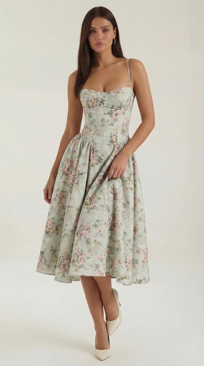 Vestido Midi Floral