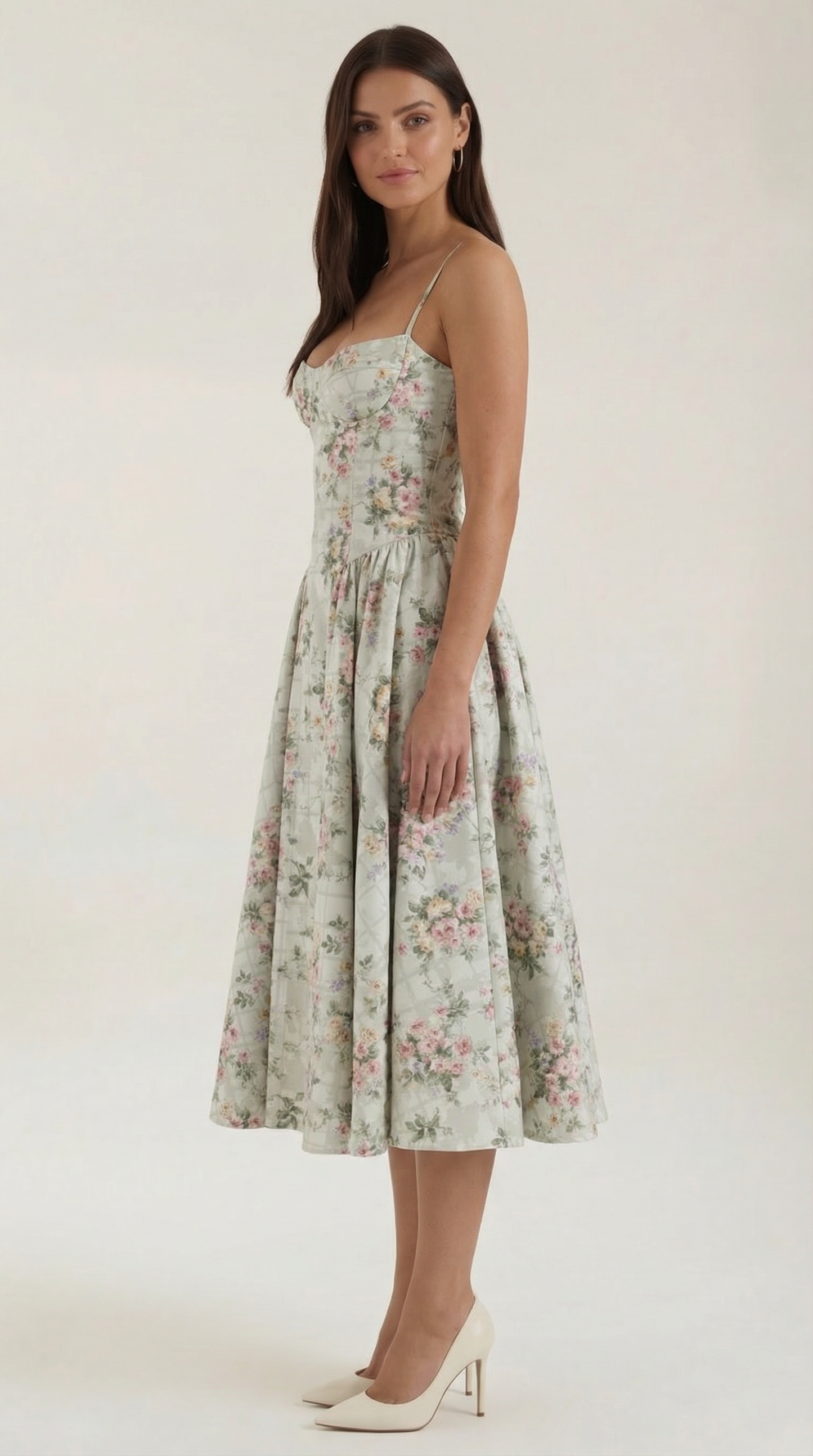Vestido Midi Floral