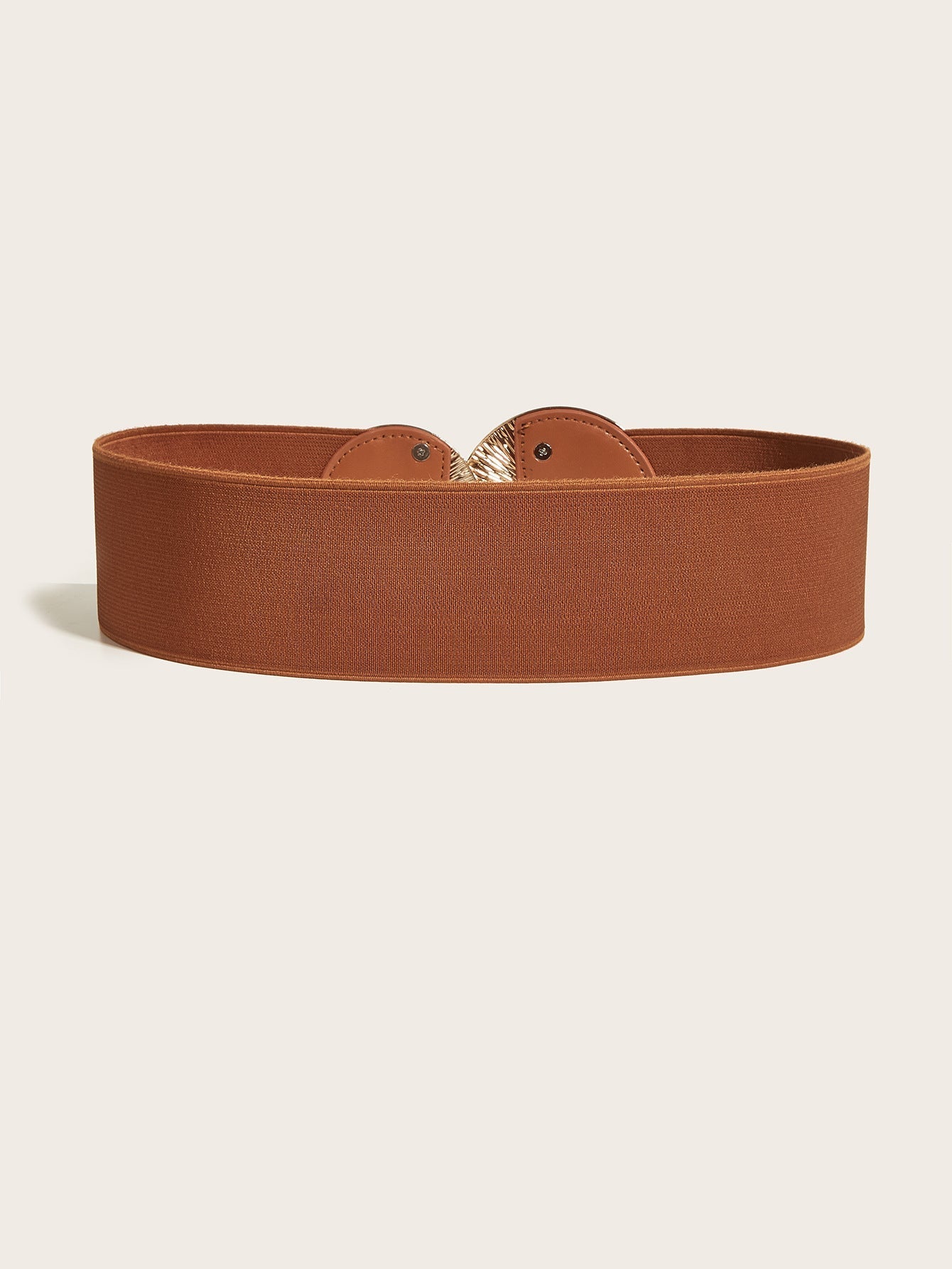 Cinturón vintage para mujer con hebilla dorada y alta elasticidad