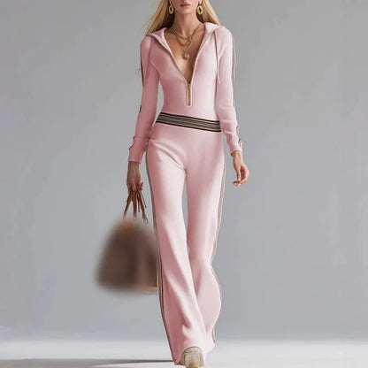 MONO CON CAPUCHA Y CREMALLERA